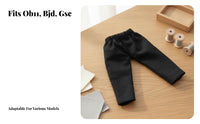 OB11 Doll Pants Solid Designs OB11 Doll Clothes Fashionable Miniature Pants for Hobbyists, Display
