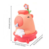 Capybara Soap Dispenser Towel Accent Washroom Item Molded Plastic