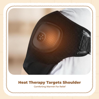 Heated shoulder pad, fast warming