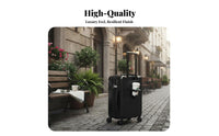Lightweight Design Front-Accessibleing Trolley Case 360° Wheels Hardside Carry-on Airport Security-Approved Lock Suitcase Long-Lasting Hard Shell for Travelers, Vacationers, Business Professionals, Vacations, Weekend Getaways