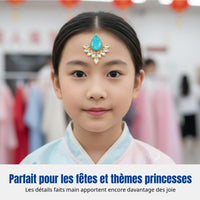 Face Crystal Sticker, Princess Crystal Forehead, Kids Party Makeup Accessory