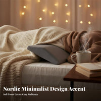 Lengthened Design Bed Waist Cushion Breathable Cover Ergonomic Waist Pillow Multi-Functional for Side Sleepers, Homemakers, Lying down, Sofa