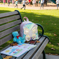Sequin Fluttery Creature Backpack Reversible Sequins Young Child Fluttery