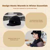 Knit Winter Hat Women's Soft Fleece Lined Outdoor Sports