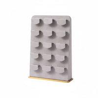 Microfiber Jewelry Display Elegant Look Stud Earring Organizer Minimalist Design