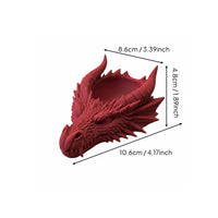 Dragon Head Tray 3D Printed Desktop Storage for Entryway