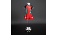 Racing Dress Zipper Closure Racing Costume Flared for Stage Performances, Girls