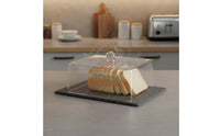 Rectangular Cake Cover Particle-Resistant Buffet Display Cover Rectangular Lidded Cake Tray Long-Lasting Transparent Food