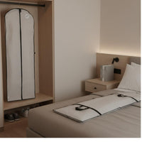 Wedding Dress Storage Bag Dustproof Hanging Garment Bag Portable Foldable Dress Protector for Jet-Setters