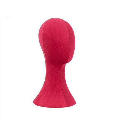 Velvet Head Form Elegant Design Hairpiece Display Stand Stable Base