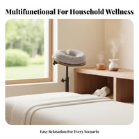 Multi-Purpose Bedside Massage Face Cradle Skin-Friendly Material Adjustable Face down Pillow Stand Ergonomic Design for Beauty Salon
