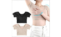 Cotton Shoulder Pad Top Summer Wear Underarm Sweat Shirt Breathable for Women