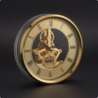Roman Numeral Clock Movement Insert Glass Round Clock Movement Insert Easy Reading Home Decor Accessory