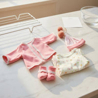 4 Pieces Reborn Doll Clothes Set All Seasons Wear Toy Accessory Great Gift Idea