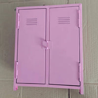Desktop Storage Cabinet Compact Tabletop Organizer Space-Saving for Office Desk