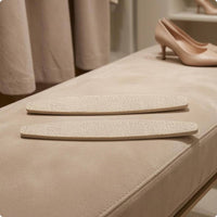 2 Pieces Anti-Wear Shoe Sticker Fit Adjustment Suede Shoe Strip Soft Textured