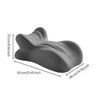 Prone Sleeps Pillow Easy to Washable Reading Cushion Skin-Friendly Material Bed Backrest Pillow for Lounging