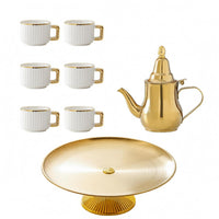 Stainless Steel Teapot Set Decorative Tableware Safe Material