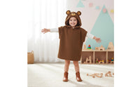 Bear Costume Funny Hooded Bear Costume Fleece Lined for Adults, Teens