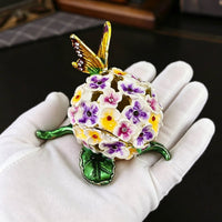 Butterfly Trinket Box Giftable Home Decor Secure Storage for Display