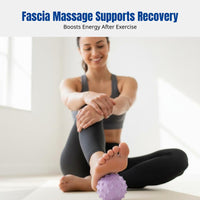 Firm Silicone Neck and Shoulder Massage Ball, TPE Exercise Ball, Foot Fascia Ball, Muscle Relaxation, Fitness Accessory,