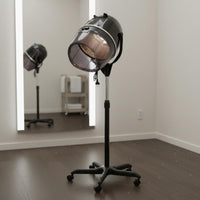 Salon Hood Dryer Adjustable Height Hooded Hair Dryer Gentle Drying