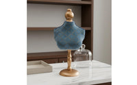 Velvet Necklace Bust Luxury Look Necklace Bust Holder Decorative Velvet Jewelry Display for Countertop