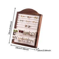 Arched Jewelry Rack Rectangular Frame Padded Jewelry Display Rack Elegant Design