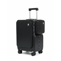 Built-in Cup Holder Front Accessible Ing Carry-on Scratch Resistant 20-Inch Trolley Case Airline Approved for Vacation, Vacations