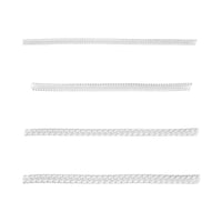 Adjustable clear silicone ring sizer