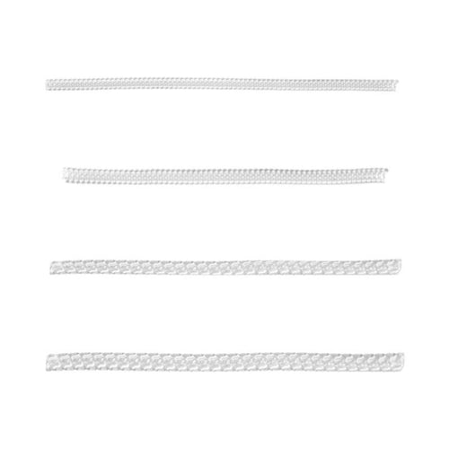 Adjustable clear silicone ring sizer