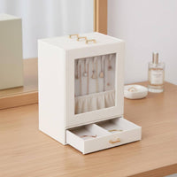 Multi-Layer Jewelry Box Elegant Design Multi-Compartment Storage Tray Ideal Gift