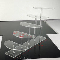 Acrylic Jewelry Display Stand Sturdy Structure Acrylic Jewelry Stand Detachable