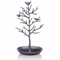 Bird Tree Jewelry Stand Detachable Design Earring and Necklace Hanging Rack