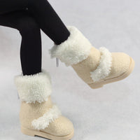 1/6 Scale Snow Boots Handmade Doll Footwear for Hobbyists