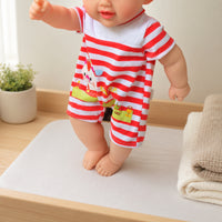 2 Pieces 48cm Doll Outfit Great Gift Reborn Doll Clothes Cartoon Print