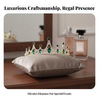 Crystal Birthday Tiara Sparkling Crystal S Crystal Princess Crown Crystal Tiara Jeweled Regal Gathering Crown for Wedding