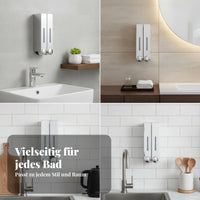 Home Storage Dual Soap Dispenser Slim No