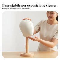 Hat Display Mannequin Easy Assembly Mannequin Head Hat Holder Stable Base