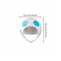 Soft Football Head Cover Long-Lasting Soft Football Headgear Adjustable Chin
