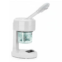 Press Screen Face Steamer Digital Display Beauty Appliance LED Light