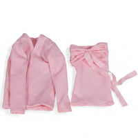 Dress Set with Coat Open-Front Dress with Coat Two-Piece for Display, Hobbyists