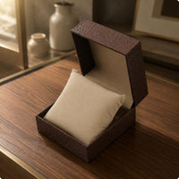Square Watch Box Inner Cushion Watch Box Textured Finish