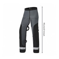 Chainsaw Chaps Tree Felling Apron Work Trousers Shielded Apron Style Tree Felling Work Trousers Heavy-Duty Forestry Pants for Loggers, Woodland Workers, Logging