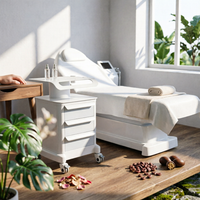 Beauty Trolley Wheeled Cabinet with Drawers 3-Drawer for Salons, Treatment Rooms