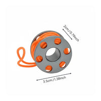 Mini SMB Keychain Long-Lasting Underwater Diving Marker Buoy High Visibility