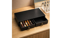 Perfume Organizer Stand Desktop Size Cosmetics Storage Rack Space-Saving Tiered Storage Shelf for Dressing Table