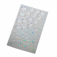 Acrylic Crystal Face Sticker, Disguise, Kids, DIY