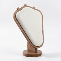 Jewelry Display Stand with Wooden Base Padded for Jewelers, Collectors