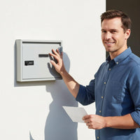 Password Lock Mailbox Secure Wall Mount Mailbox Easy Access Security Container for Front Door